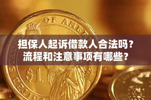 北京担保人起诉借款人合法吗？流程和注意事项有哪些？