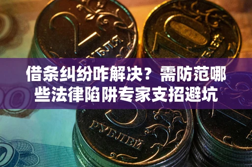 北京借条纠纷咋解决？需防范哪些法律陷阱专家支招避坑