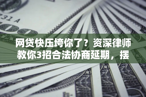 北京网贷快压垮你了？资深律师教你3招合法协商延期，摆脱暴力催收！