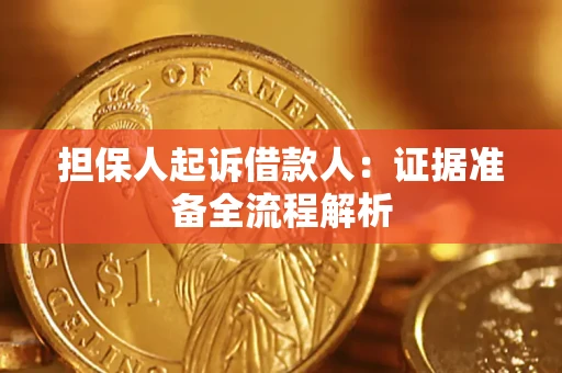 北京担保人起诉借款人：证据准备全流程解析