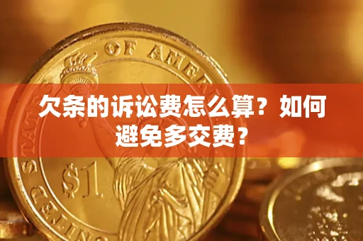 北京欠条的诉讼费怎么算？如何避免多交费？
