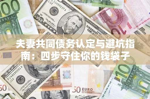 北京夫妻共同债务认定与避坑指南：四步守住你的钱袋子