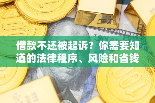 北京借款不还被起诉？你需要知道的法律程序、风险和省钱技巧